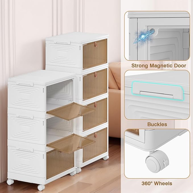 VECELO 3 Tier Storage Bins - Image 6