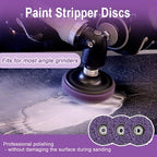 21 Pack Paint Strip Discs for Angle Grinder, 4-1/2'' x 7/8'' & 2" Rust Remover - Image 5