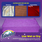 Fabuloso Microfiber Cleaning Cloths, Scratch-Free Cleaning Cloths - Image 6