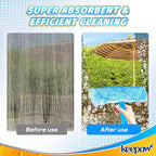 KEEPOW 10" Professional Microfiber Window Scrubber Refill Replacement Compatible - Image 4