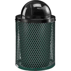 Global Industrial 36 Gallon Outdoor Steel Trash Can - Image 5