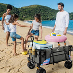 Collapsible Wagon Cart Heavy Duty Foldable, Folding Beach Wagon - Image 7