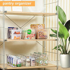 Attelite Clear Plastic Storage Bins, Large 6 Pack Pantry Organizer - Image 4