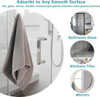 Suction Cup Hooks for Shower, Removable No Drill Towel Hooks, Upgraded 15 lbs - Image 3