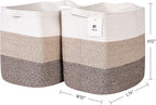 Medium and Large Woven Basket//With Handle, Used - Image 4