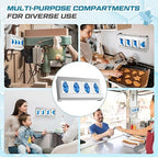 Blulu 2 Pack Glove Box Holder/Dispenser Stainless Steel Quad Wall Mounted Glove - Image 4