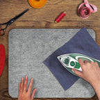 ZOMONETI 15" x 12" Wool Pressing Mat 100% New Zealand Felted Wool Ironing Mat - Image 4
