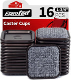 Ezprotekt 1 3/4" Square Reusable Felt Furniture Caster Cups by VisittheEzprotekt