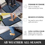 Yimobra Large Door Mat 47x24, All-Weather Waterproof Non-Slip Welcome Matt - Image 6