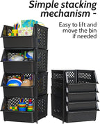 Skywin TidyFriend Stackable Storage Bins - Image 6