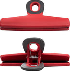 COOK WITH COLOR Wide Heavy Duty Chip Clips, Large Bag Clips - Image 3