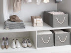 StorageWorks Storage Baskets for Shelves, Foldable Fabric Closet Storage Bins - Image 5