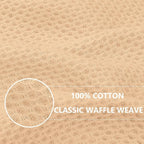 Homaxy 100% Cotton Waffle Weave Kitchen Dish Cloths, Ultra Soft Absorbent Quick - Image 2