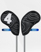 Big Teeth Golf Club Covers Full Set Driver Headcover Fairway Wood Hybrid Golf - Image 8