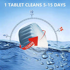 Toilet Bowl Cleaner Tablets, Automatic Toilet Tank Cleaner - Image 6