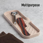Zulay Kitchen Large Silicone Sponge Holder – Flexible Sink Organizer Tray - Image 5