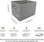 GRANNY SAYS Closet Organizers and Storage, Fabric Storage bins - Image 6