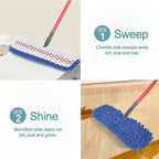 3 Pack Microfiber Mop Head Refills - Image 8