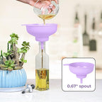 Wide Mouth Kitchen Funnel, Food Grade Plastic Cooking Canning Funnel - Image 7