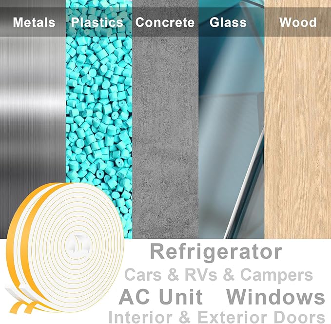 Strong Adhesive Weather Stripping, High Density Weatherproof Weather Stripping - Image 4