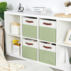 DULLEMELO Fabric Storage Cubes, 12x12 Storage Cube Bins - Image 5