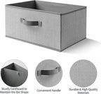 Storage Baskets, 15.7 Inch Woven Fabric Bins, Storage Cubes - Image 6
