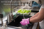KITCHEN PERFECTION Silicone Smoker Oven Gloves -Extreme Heat Resistant BBQ - Image 6