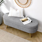 Furnimart 43.5" Queen Size Storage Ottoman Bench, Flip Top End of Bed Storage by FurnimartFurniture