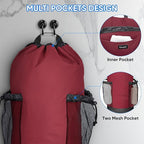 BALEINE 120L Laundry Bag Backpack, 900D Oxford Fabric Large Travel Laundry Bags - Image 3