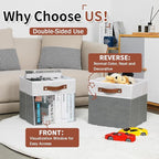 HNZIGE 11x11 Cube Storage Bins for Cube Organizer, Collapsible Decorative - Image 5