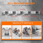 5 Grippers Broom Holder Wall Mount - Image 3