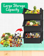 Skywin Plastic Stackable Storage Bins - Image 3