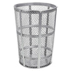 Global Industrial 48 Gallon Outdoor Metal Trash Container, Galvanized by GlobalIndustrial