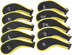 Sword &Shield sports Neoprene Zipper Golf Club Iron Head Covers Iron Covers by Unknown