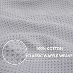 Homaxy 100% Cotton Waffle Weave Kitchen Dish Cloths, Ultra Soft Absorbent Quick - Image 2
