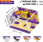 Acrylic Shoe Box Clear Plastic Stackable Storage Boxes - Image 2