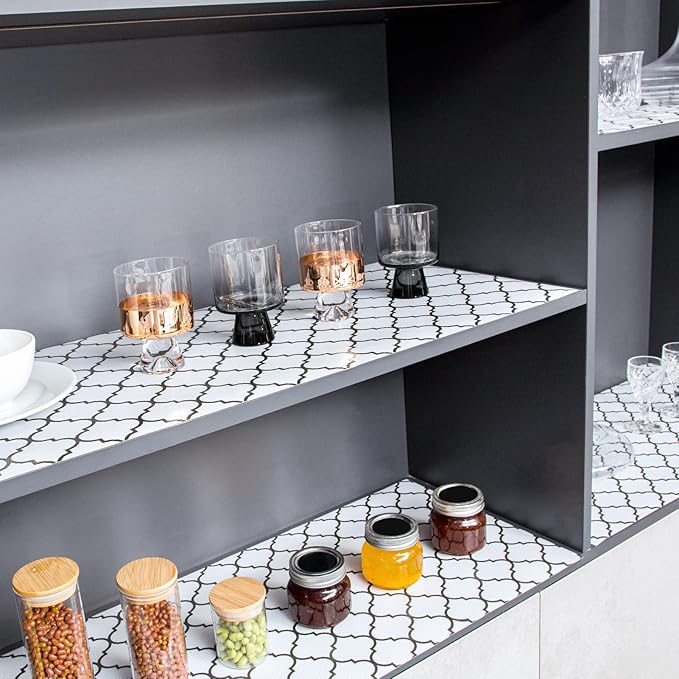 Glotoch Shelf Liner for Kitchen Cabinets, Waterproof and Durable Refrigerator - Image 8