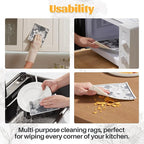 JOYMOOP 12 Pack Decorate Cleaning Cloth, Reusable Absorbent Dish Towels - Image 6