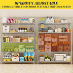 Storage Shelves, 5-Tier Adjustable Metal Industrial Utility Shelf Rack - Image 8