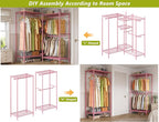 Raybee Clothing Racks for Hanging Clothes Heavy Duty Clothes Rack Load 750LBS - Image 6
