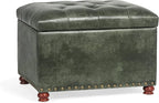 24'' Leather Ottoman with Storage Rectangle Foot Rest Ottomans Stool by DecentHomefocusoneveryonessmallfamilySimplefurnitureSophisticatedlifestyleYourspaceplannerknowyoubetterbecausemoreprofessional
