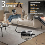 Steam Cleaner, 3-Level Adjustable Handle, 15s Heat-Up, 1.69 Quarts Tank - Image 2