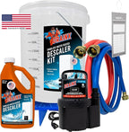 DrainX Tankless Water Heater Flushing Kit Includes Submersible Pump, Liquid by DrainX