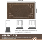 BEQHAUSE Door Mat 36" x 60", Non-Slip Door Mats Indoor Entryway Rugs Washable - Image 2