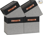 Temary 11 x 11 Cube Storage Bins Fabric Storage Cubes by TEMARY