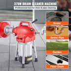 VEVOR Drain Cleaner Machine 120FT x 5/8 Inch, 370W Electric Sewer Snake Auger - Image 2