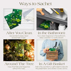 Winter Pine Scented Sachets Pack of 3, Long-Lasting Scented Bags, Home Fragrance - Image 5
