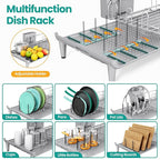 Expandable Dish Drying Rack, Foldable Dish Rack - Image 3