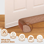 QUOLIX Triangle Under Door Draft Stopper Bottom Door Gap Filler & Seal - Image 5