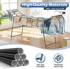 APEXCHASER Clothes Drying Rack Foldable, Large Drying Rack Clothing Retractable - Image 6
